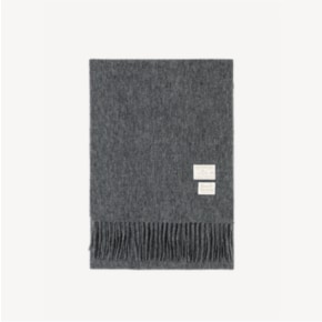 PREMIUM PURE WOOL 100 MUFFLER [ CLASSIC GRAY ] - 프리미엄 울 100 머플러 (M001SG)