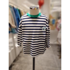 (C)BLUE STRIPES LONG SLEEVES  (TC43-14)