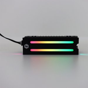 엠지솔루션 MG/ 장우컴퍼니 JW-HTK08 M.2 SSD RGB 방열판 (Black)