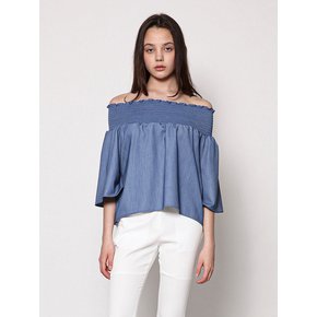 Evelyn Top _ Light Blue