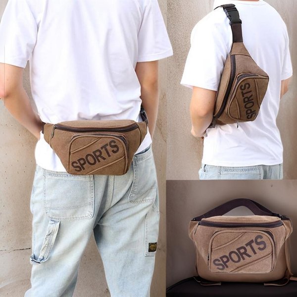 [옷자락] 남성 웨스트백 SPORTS 아웃도어 캐주얼 힙색