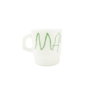 Milk Glass (White/Green)