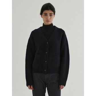 스텝어라운드 Classic Wool Button Cardigan (Navy)