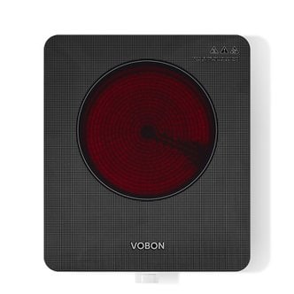 VOBON 보본 1구 하이라이트 플렉스 VB-HI101W 간편다이얼 세라믹열판
