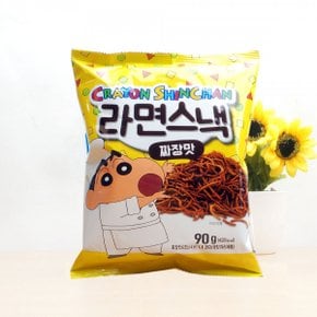 크레용 신짱 짱구 라면스낵 짜장맛 90g