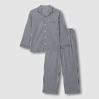 JAJU [셀럽픽] 남 코튼 스트레치 10부 파자마 세트 J216901101057