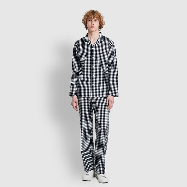 [셀럽픽] 남 코튼 스트레치 10부 파자마 세트 J216901101057