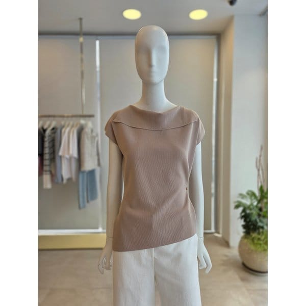 [여주점] [더 아이잗] 여성 언밸런스 카울넥 풀오버 니트(IS5M1PO871)