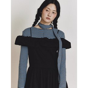 Wappen Stripe Scarf T-shirt_blue