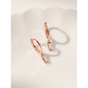 14K 끌레르 바게트스톤 귀걸이