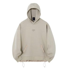 유니 SIDE WOVEN MIX HOODIE  BEIGE  _P368524317