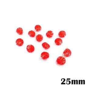 만들기재료 반짝이뿅뿅이단색 25mm 만들기장난
