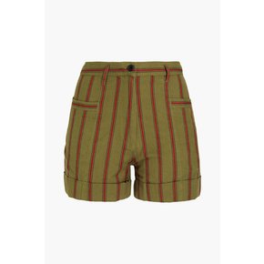 Rocky striped cotton-canvas shorts 그린 45666037504897413