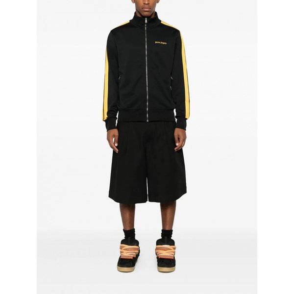 남성 자켓 클래식 로고 컬러 트랙 JKT 블랙 YEL PMBD058F25FAB00 547832