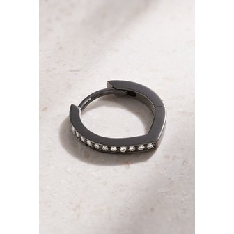 REPOSSI 레포시 앤티퍼 18k 블랙 골드 워싱 다이아몬드 이어링 1647597306061864