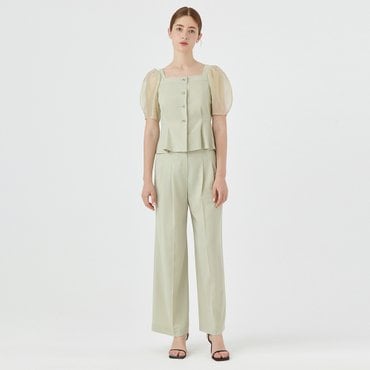 케네스레이디 티티딘 투턱 슬랙스 EWSLOF4900