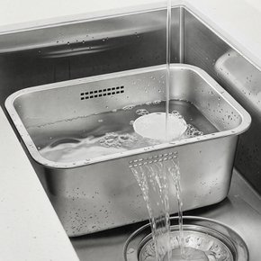 304 올스텐 설거지통 주방 싱크대정리함 그릇정리용품 부엌수세미 캠핑스텐볼 다라이