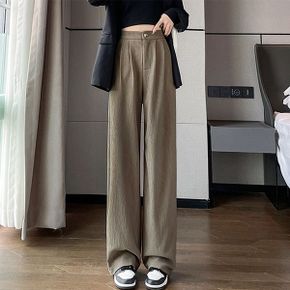 이로 주름 핀턱 뒷밴딩 팬츠_P387357758