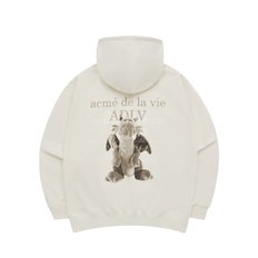 FUZZY DRAGON ARTWORK HOODIE CREAM 퍼지드래곤후드 크림 HDAFDG-CRM