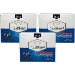 뉴질랜드 파이오라 프리미엄 알티지 오메가3 180정 rTG Omega-3 3팩