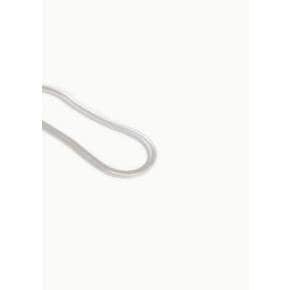 올블루스 26PF Flat Bracelet, Polished Silver