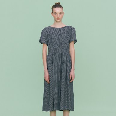 Tweed Long Dress_BLACK