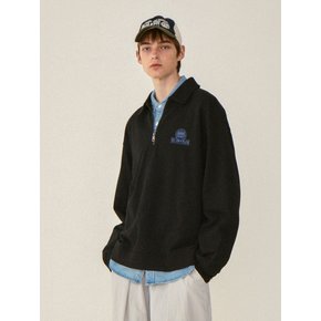 HALF ZIP-UP SWEATSHIRT BK