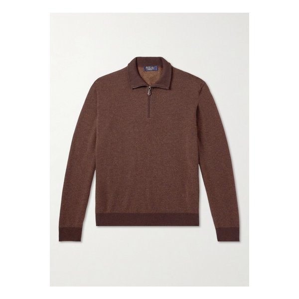 로드스터 캐시미어 하프 집업 스웨터 46376663162903804