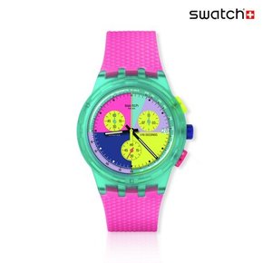 [본사] 네온 SWATCH NEON FLASH ARROW SUSG408