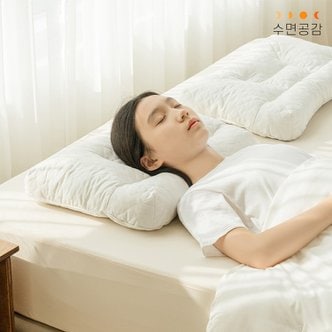 수면공감 [방수베개커버증정]우유베개 키즈 유아 아동 어린이 경추베개