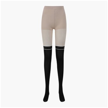먼싱웨어 블랙 여성 UV 차단 페이크 니 삭스 스타킹 MQ122LCM33(BLCK)