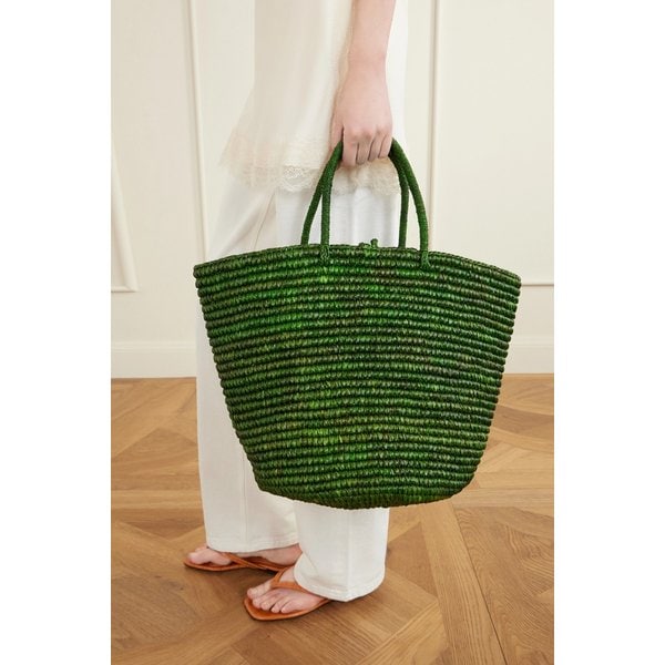 라지 스트로 토트백 그린 46376663163043971