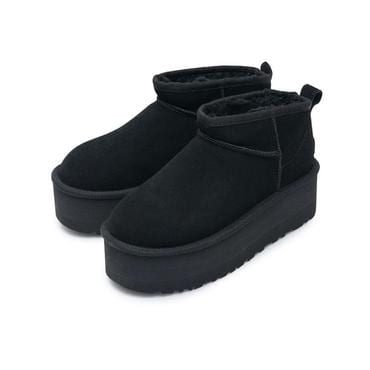 UGG 어그 W 클래식 울트라 미니 플랫폼 부츠 블랙 1135092-BLK