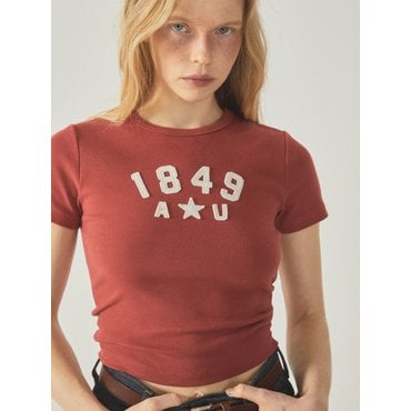 후아유 Vintage Patch T-shirt  WHRAF2428F