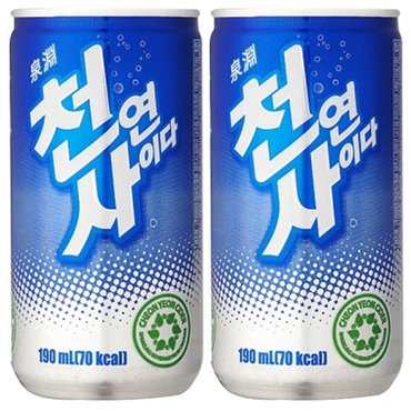  일화 천연사이다 190ml x 90캔 탄산음료