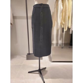 시슬리 [여주점] 단추 포인트 니트 스커트(SAKS32461)
