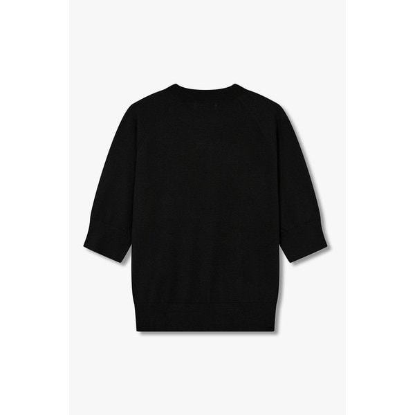 래글런 슬리브 크루넥 스웨터 3215330003000