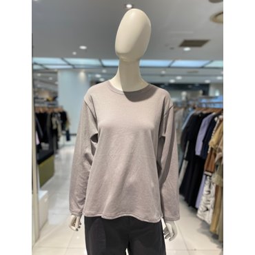 파프리카 모던 셔링 백포인트 배색 티셔츠/NJ3TS907