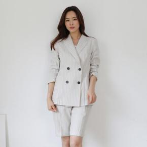 Stripe double linen set (S2512197)