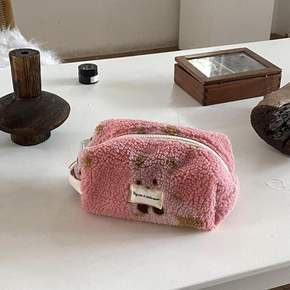 곰돌이 파우치백 이너백 화장품파우치 뽀글파우치