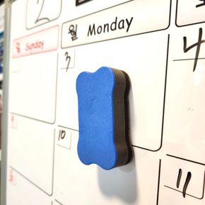 미니 자석 화이트보드 지우개 부착형