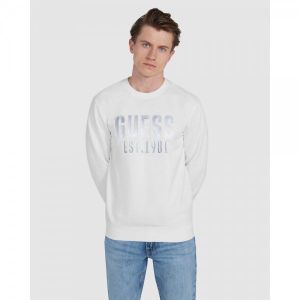 이스퀘어 4650429 Guess Beau Sweatshirt - SALT WHITE