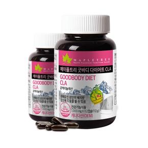 굿바디 CLA 1000mg x 112캡슐 에너지생성 과체중 몸매유지 불규칙식습관 건강한관리 믿을수있는 결혼준비