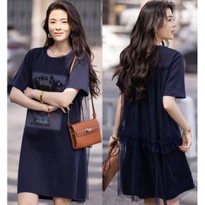 레이어드뒷태포인트 캐주얼원피스 46409F_P419688659