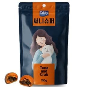 D17 테비 써니슈퍼 참치와 게 150g 영양간식