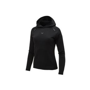 여성 런닝 폴리 기모 티셔츠 32YA380109  신축성 보온성 운동 RUNNING HOOD PULLOVER