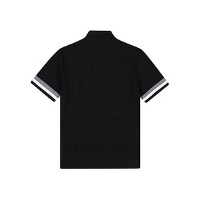 여성 골지 하이넥 반팔 티셔츠 9226LCSN_BLACK