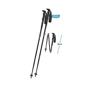 독일 컴퍼델 등산스틱 Komperdell Carbon FXP.4 Summit Vario Compact Poles 블랙 / Mint 105125