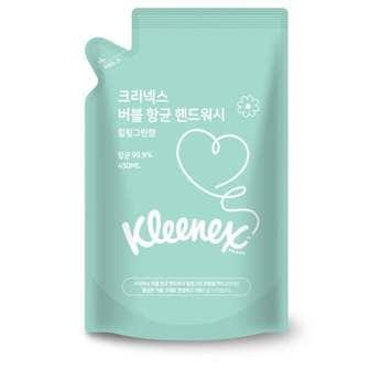 크리넥스 항균핸드워시 힐링그린 450ml(RF)