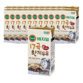 정식품 베지밀 17곡 한끼 두유 190ml 24개